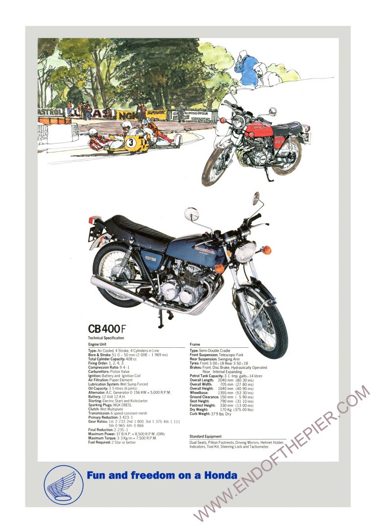Honda CB400Four Poster