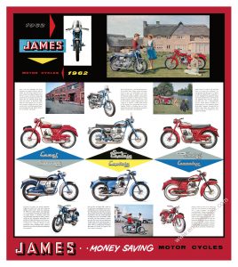 James Motorcycle Poster